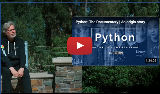 Python movie on YouTube