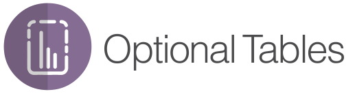 Optional Tables