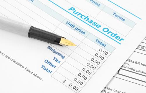 Purchase Order sample cube